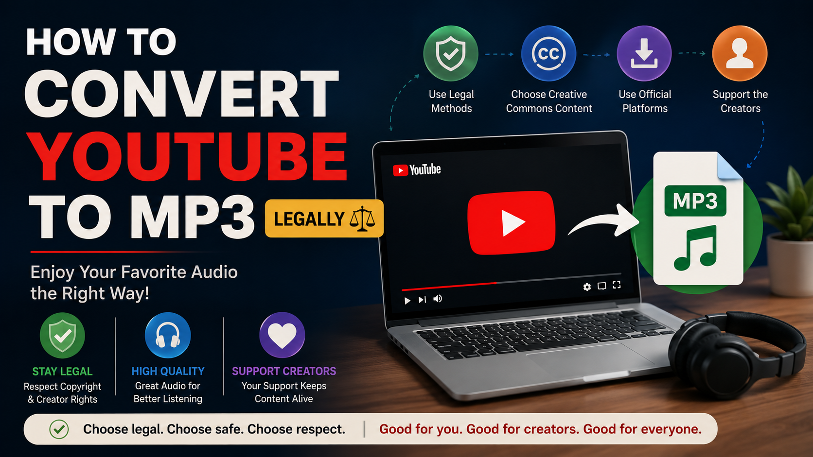 How to Convert YouTube to MP3 Legally