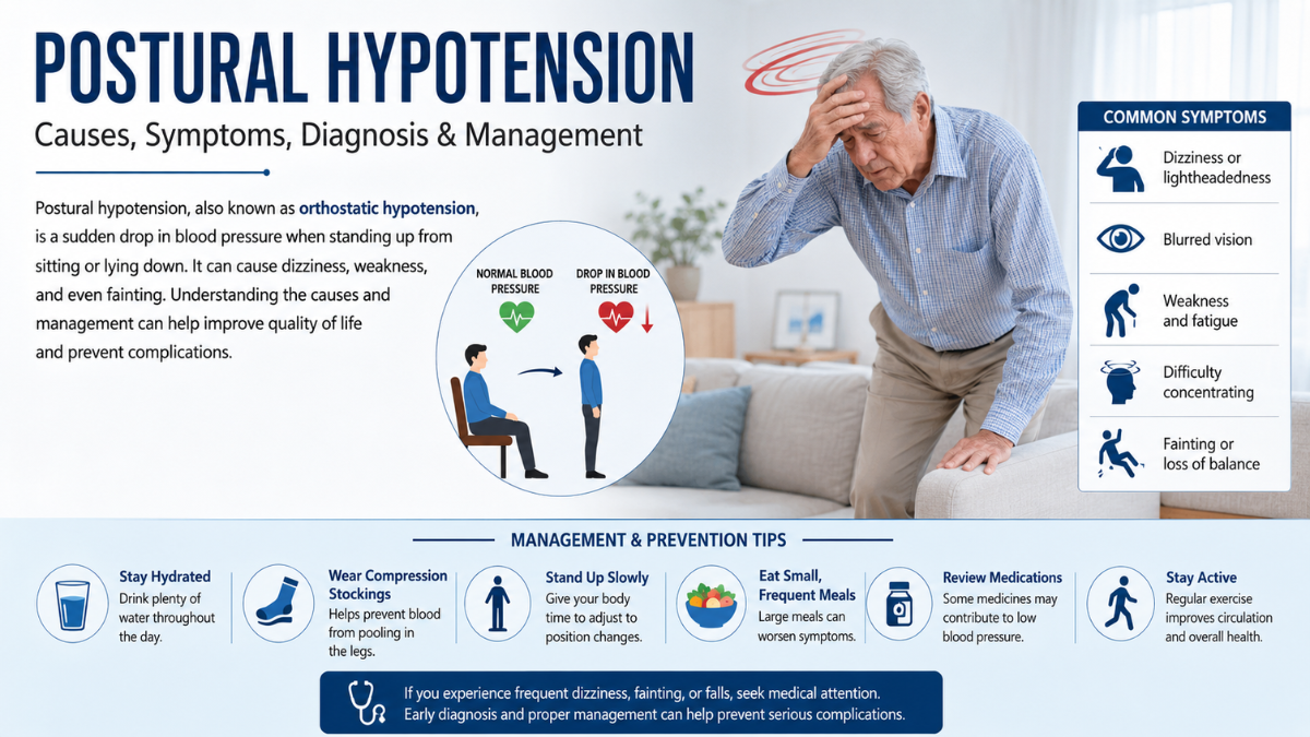Postural Hypotension: Causes, Symptoms, Treatment, and Prevention